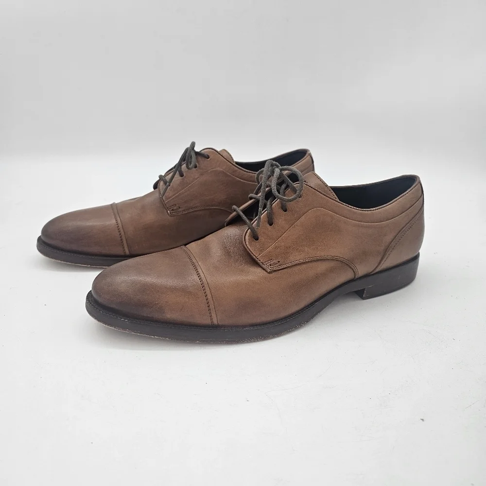 Cole Haan Carnegie Cap Toe Oxford Shoes Men’s Size 9.5 British Tan
